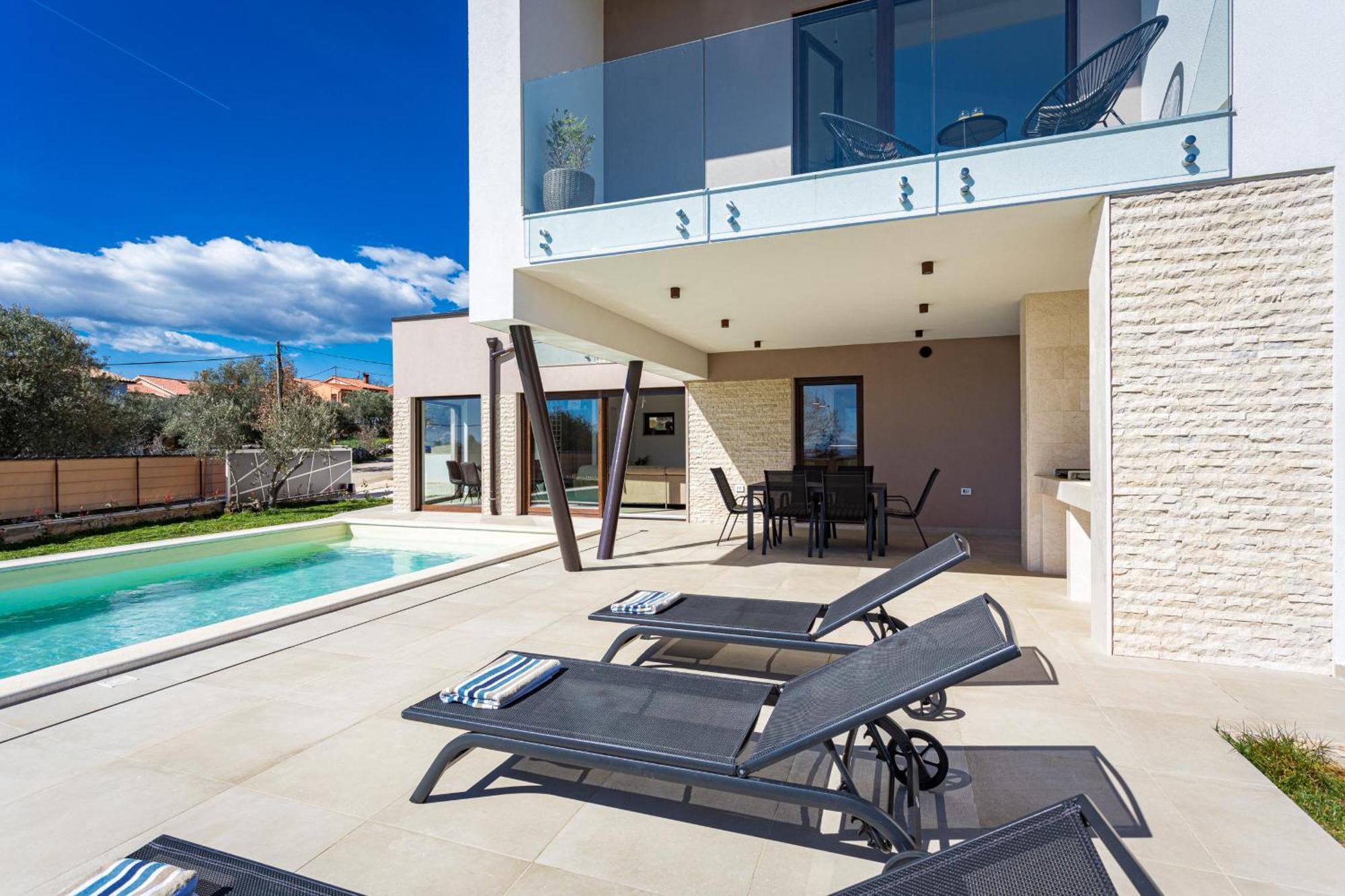 Villa Ogradina Near Pula With Sea View For 5 Persons Only 3 Km From The Beach Krnica Extérieur photo